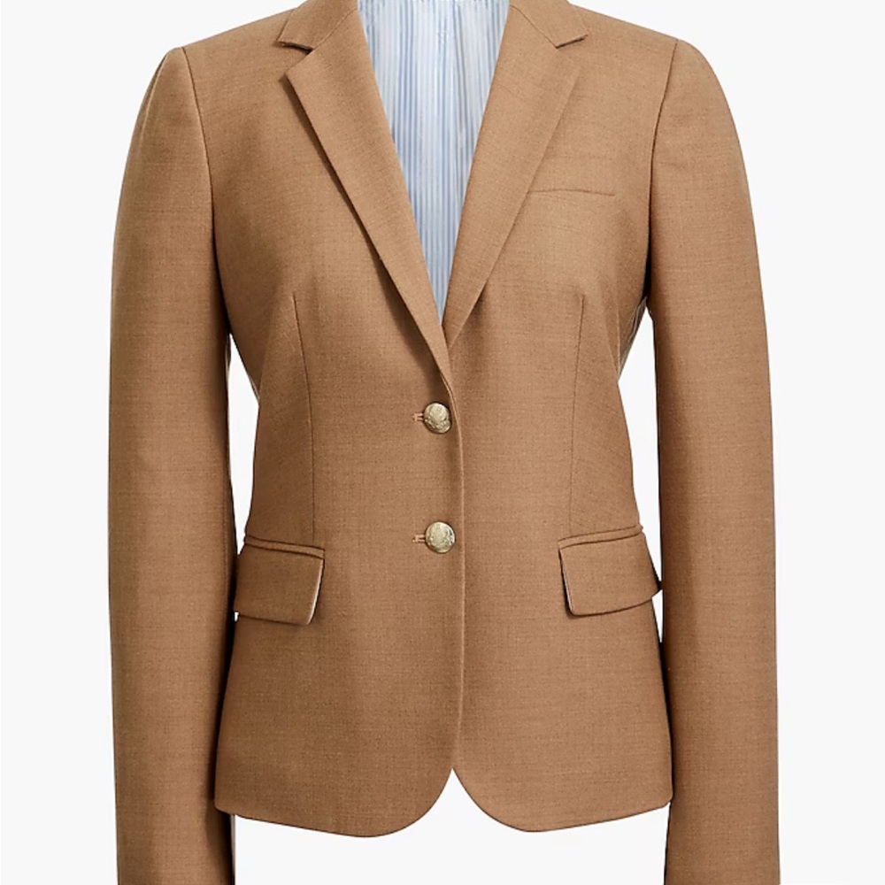 JCrew Mercantile Schoolboy Blazer in Camel